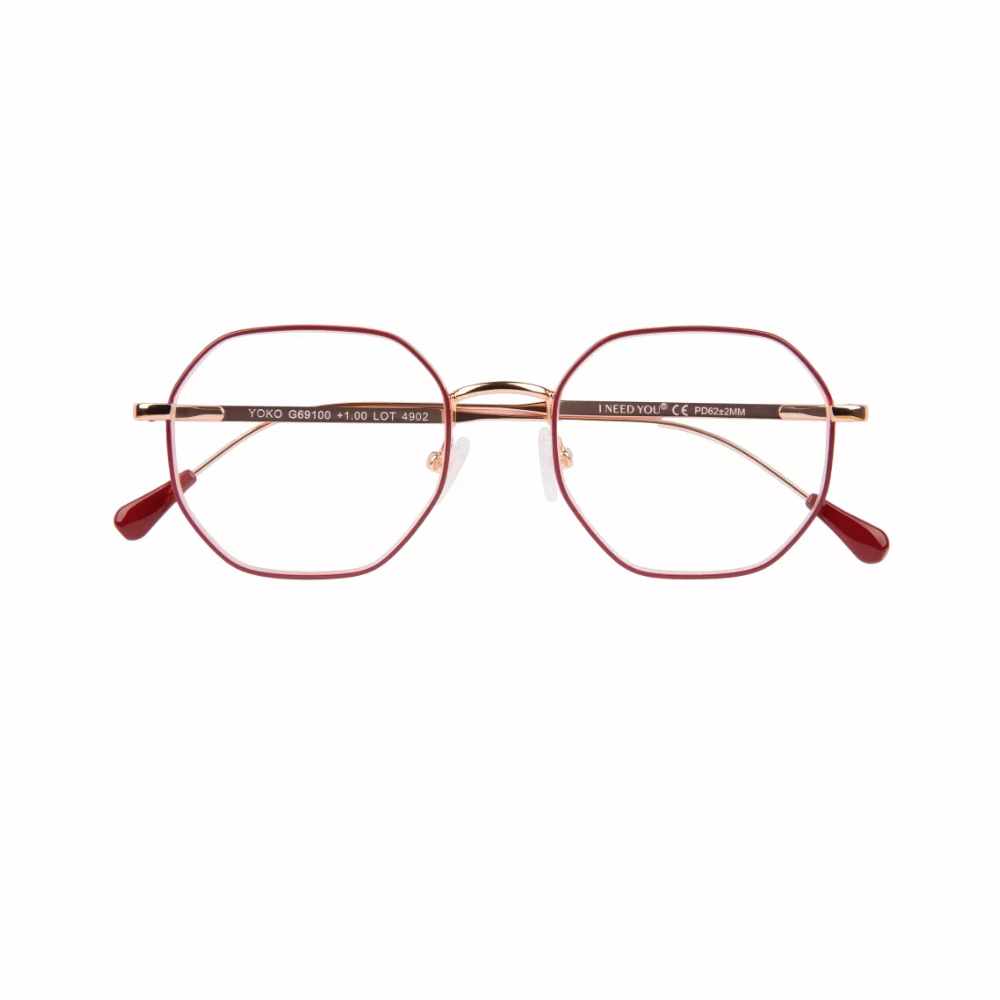 Leesbril-I-Need-You-Yoko-Rood-Koper